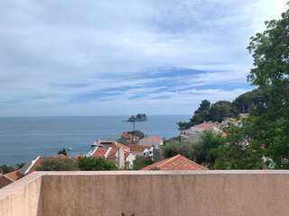 Апартаменты Apartments Katarina Петровац Апартаменты в мансарде с 1 спальней и балконом с видом на море-8