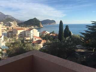 Апартаменты Apartments Katarina Петровац Апартаменты "Комфорт" с 2 спальнями, балконом и видом на море-9