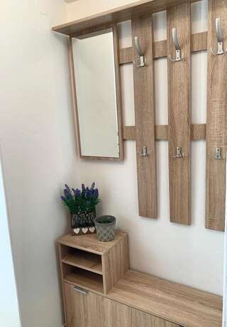 Апартаменты Apartments Katarina Петровац Апартаменты в мансарде с 1 спальней и балконом с видом на море-3